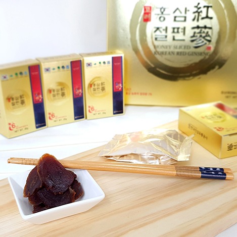 6년근 농축액 함유한 고려홍삼절편, Honey sliced Korean Red Ginseng containing 6-year-old concentrate